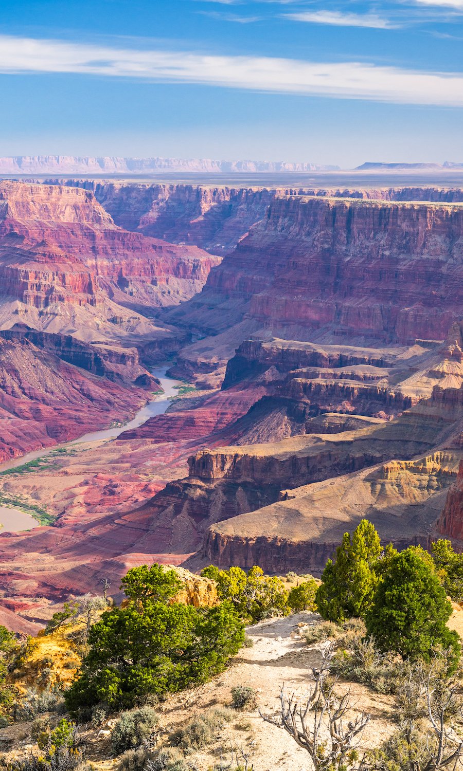 Grand Canyon, Arizona, USA at dawn from the south rim.